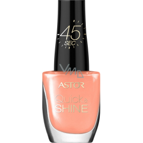 Astor Quick & Shine Nail Polish lak na nehty 307 A Taste Of Summer 8 ml