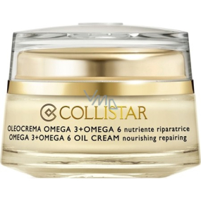 Collistar Attivi Puri Omega 3+ Omega 6 Oil Cream výživný pleťový krém 50 ml