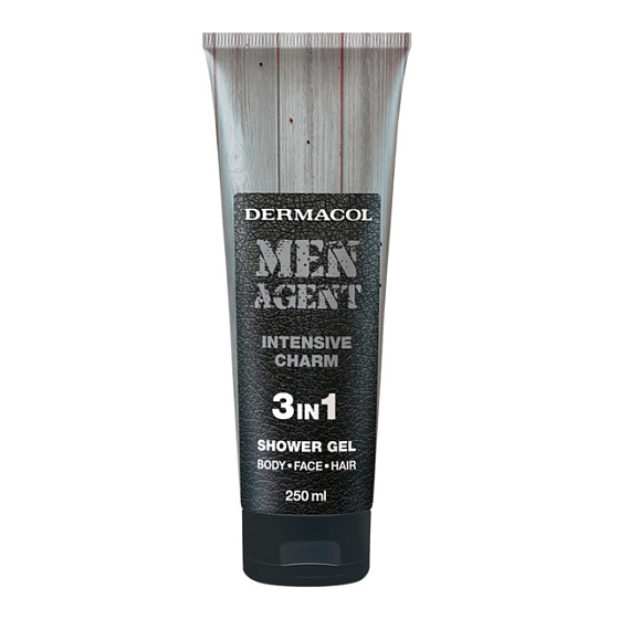 Dermacol Men Agent 3v1 Intensive Charm sprchový gel 250 ml tuba