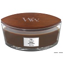 WoodWick Humidor - Pouzdro na doutníky vonná svíčka s dřevěným širokým knotem a víčkem loď 453 g