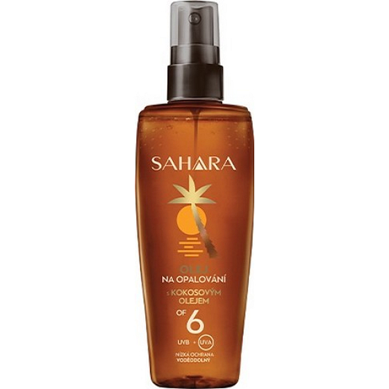 Astrid Sahara OF6 voděodolný olej na opalování s kokosovým olejem sprej 150 ml