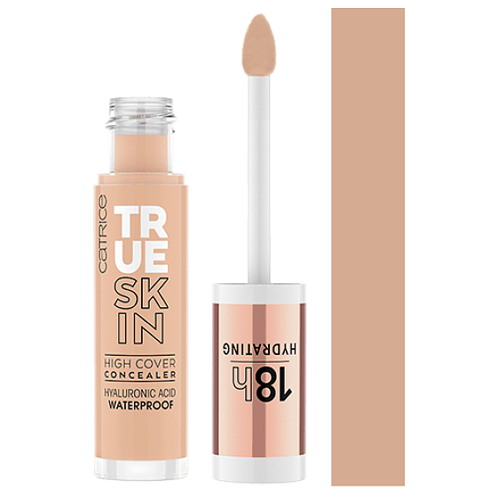 Catrice True Skin High Cover długotrwały wodoodporny płynny korektor 020 Warm Beige 4,5 ml