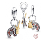 Zawieszka ze srebra próby 925 Hiszpańska ikona, 3w1 charms do bransoletki podróżnej