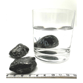 Szungit Tromlowany naturalny kamień, ok. 4 cm 1 szt., kamień życia, aktywator wody