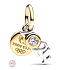 Charm Srebrna 925 z Paryża 2w1 2024 Olimpiada, zawieszka na bransoletkę sport