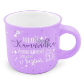 Niekupiony Dęrkowy mini kubek Najlepsza przyjaciółka - wszystkie tajemnice są u niej bezpieczne 100 ml