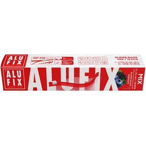 Alufix woreczki zamykane z suwakiem mix 1 l + 3 l + 6 l, 15 szt.
