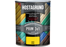 Hostagrund Prim 3v1 S2177 základní i vrchní barva na kov, 0620 žlutá, 600 ml