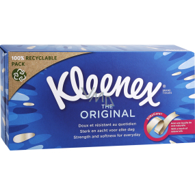 Kleenex Original 3vrstvé papírové kapesníčky v krabičce, 72 ks Kleenex Original 3vrstvé papírové kapesníčky v krabičce, 72 ks