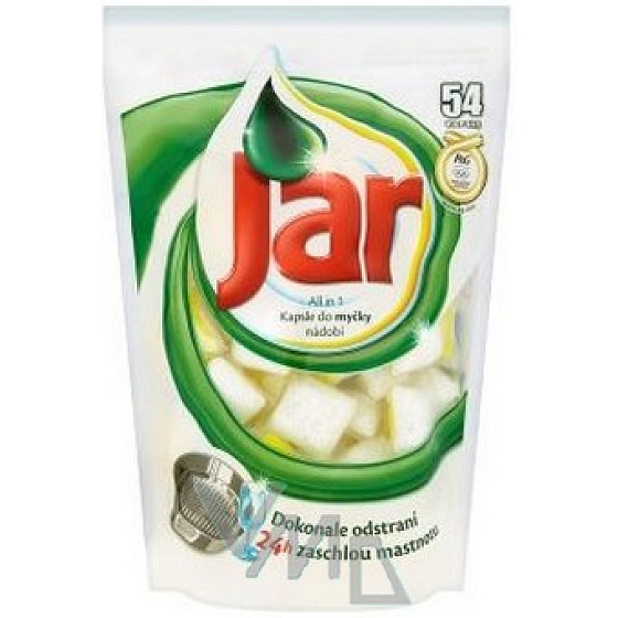 Jar All in 1 Lemon kapsle do automatické myčky nádobí 54 kusů