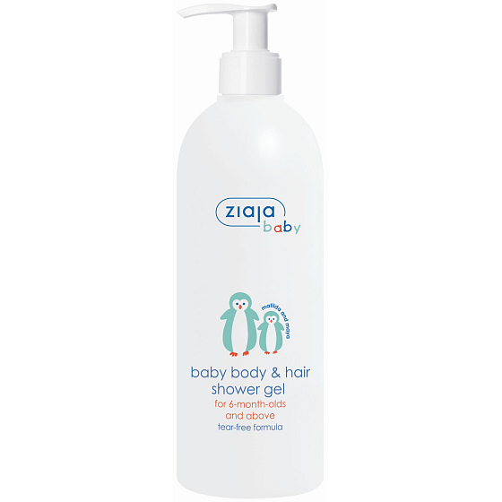 Ziaja Ziajka Baby 2w1 hypoalergiczny żel do mycia z pompką 400 ml