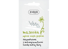 Ziaja Ogórek mięta enzymatyczna maska do twarzy z granulkami 7 ml