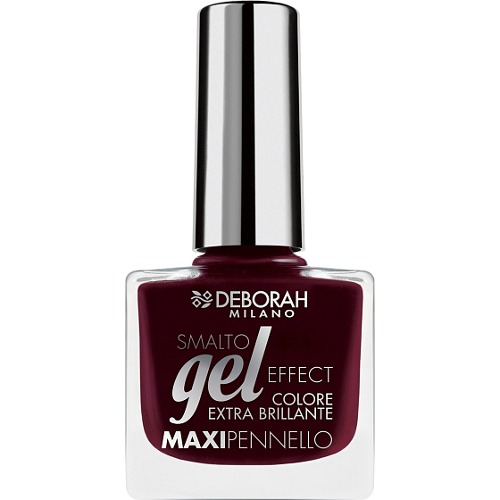Deborah Milano Gel Effect Nail Enamel gelový lak na nehty 06 Red Boudoir 11 ml
