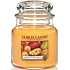 Yankee Candle Mango Peach Salsa - Salsa z manga a broskví vonná svíčka Classic střední sklo 411 g