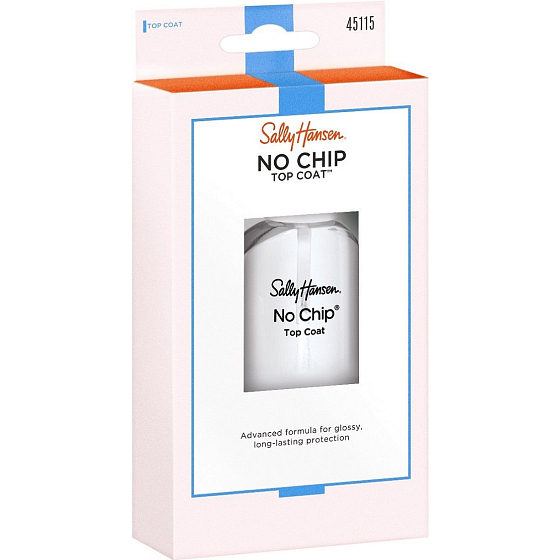 Sally Hansen No Chip Top Coat dlouhotrvající vrchní lak s vysokým leskem 13,3 ml