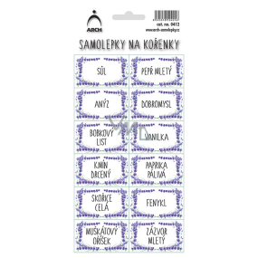 Arch Samolepky na kořenky Lawenda Sól - podstawowe rodzaje ziół