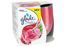 Glade by Brise Świeca zapachowa z nutą śliwki i wiśni w szkle, czas palenia do 30 godzin 120 g