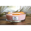 WoodWick Coastal Sunset - Západ slunce na pobřeží vonná svíčka s dřevěným širokým knotem a víčkem loď 453 g
