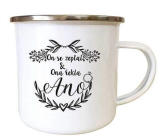 Bohemia Gifts Kubek z nadrukiem ślubnym dla nowożeńców 8 cm