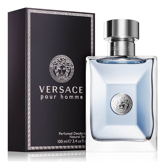 Versace pour Homme dezodorant perfumowany szklany dla mężczyzn 100 ml