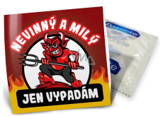 Nekupto Zabawny kondom Niewinny i uroczy tylko wyglądam 1 sztuka