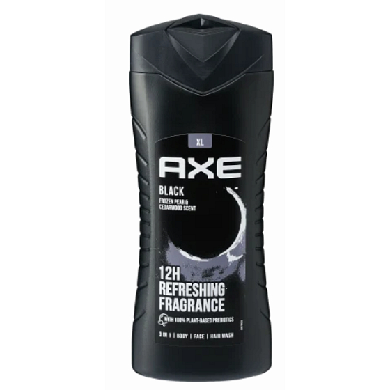 Axe Black 3v1 sprchový gel na tělo, vlasy a obličej pro muže 400 ml