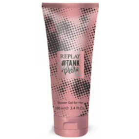 Replay Tank Plate for Her sprchový gel pro ženy 100 ml