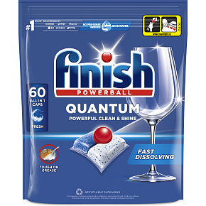 Finish tabletki do zmywarki Quantum All in 1, 60 ks