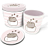 Epee Merch Pusheen Plechovka + kubek + taca, zestaw prezentowy różowy