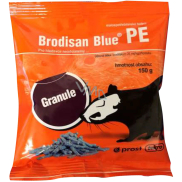 Brodisan Blue PE granule k hubení hlodavců sáček 150 g 