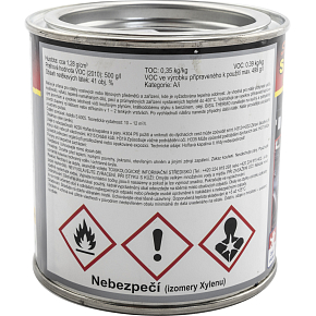 Biopol Paints Slikonowa srebrna, ognioodporna do 500 °C, 350 g