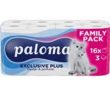 Paloma 3vrstvý toaletní papír Exclusive Soft Decor, 16 rolí