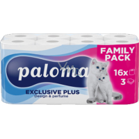 Paloma 3-warstwowy papier toaletowy Exclusive Soft Decor, 16 rol