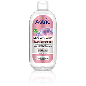 Astrid Glow Expert 4D micelarna woda do rozjaśnienia skóry 400 ml