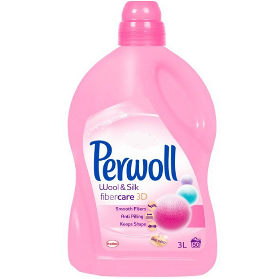 Perwoll Wool & Delicates prací gel na vlnu a hedvábí 50 dávek 3 l