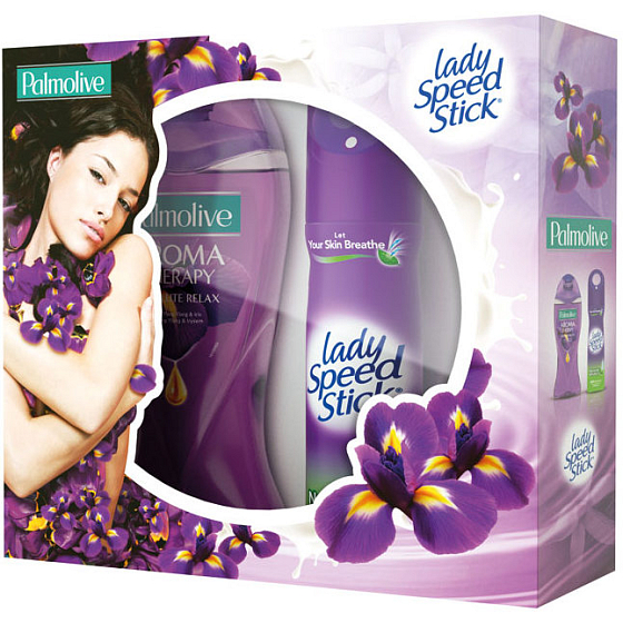 Palmolive Vůně květin Absolute Relax sprchový gel 250 ml + antiperspirant sprej 150 ml, kosmetická sada