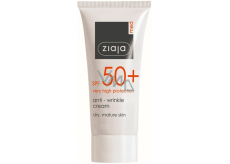 Ziaja Med Protecting SPF 50+ UVA + UVB przeciwzmarszczkowy krem do opalania dla suchej skóry 50 ml