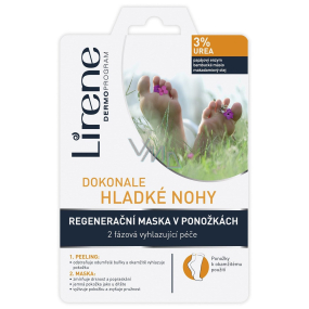 Lirene Doskonałe gładkie nogi 3% mocznik 2-fazowy peeling i regeneracyjna maska w skarpetkach Lirene Doskonałe gładkie nogi 3% mocznik 2-fazowy peeling i regeneracyjna maska w skarpetkach