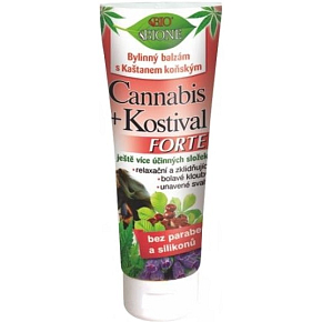 Bione Cosmetics Cannabis + Kostival Forte balsam ziołowy z kasztanowcem 200 ml