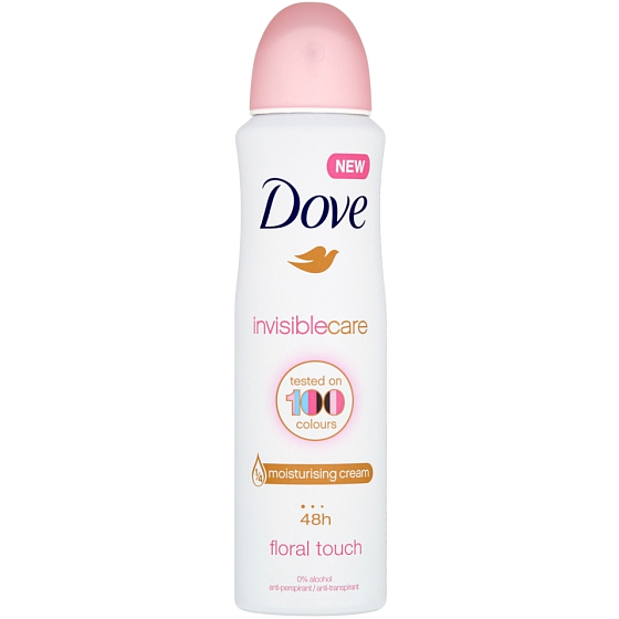 Dove Invisible Care Floral Touch antiperspirant deodorant sprej pro ženy 150 ml