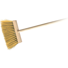 Spokar Miotła do zamiatania z uchwytem, włókna syntetyczne (PVC), uchwyt 120 cm, szerokość 50 cm