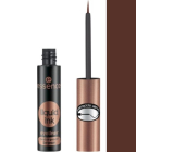 Essence Liquid Ink Eyeliner Waterproof Brown wodoodporne tusze do oczu 02 Ash Brown 3 ml