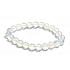 Bransoletka elastyczna, syntetyczny kamień opal 8 mm / 16 - 17 cm, kamień nadziei i inspiracji