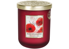 Heart & Home Rozkwitająca łąka sojowa świeca zapachowa duża paląca się aż 75 godzin 320 g