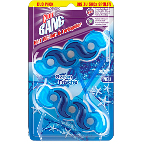 Cillit BANG Twardy blok WC 6w1 świeży ocean, 2 szt.