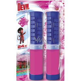Dr. Devil Japońska Ogród 3w1 Punkt Blok WC blok duopack 2 x 75 ml Dr. Devil Japońska Ogród 3w1 Punkt Blok WC blok duopack 2 x 75 ml