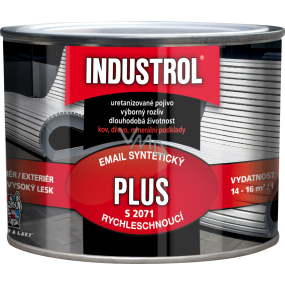 INDUSTROL Plus farba nawierzchniowa do metalu i drewna S2071, 1000 biała, 375 ml INDUSTROL Plus farba nawierzchniowa do metalu i drewna S2071, 1000 biała, 375 ml