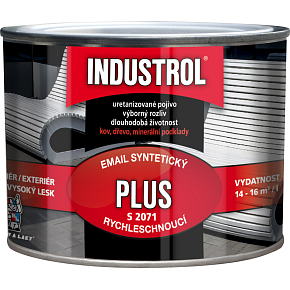 INDUSTROL Plus farba wykończeniowa do metalu i drewna S2071, 1000 biała, 375 ml