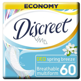 Discreet Deo Spring Breeze slipové intimní vložky pro každodenní použití 60 kůsů Discreet Deo Spring Breeze slipové intimní vložky pro každodenní použití 60 kůsů