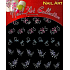 Absolute Cosmetics Nail Art samolepicí 3D nálepky na nehty GS22 1 aršík